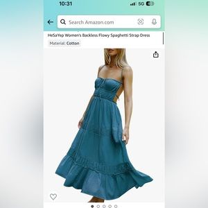 Cute open back sundress. Originally 40$ on Amazon.